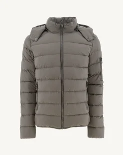 JOTT Adrien Grand Cold Taupe Hooded Puffer Jacket 808 Mole Sale