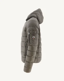 JOTT Adrien Grand Cold Taupe Hooded Puffer Jacket 808 Mole Sale