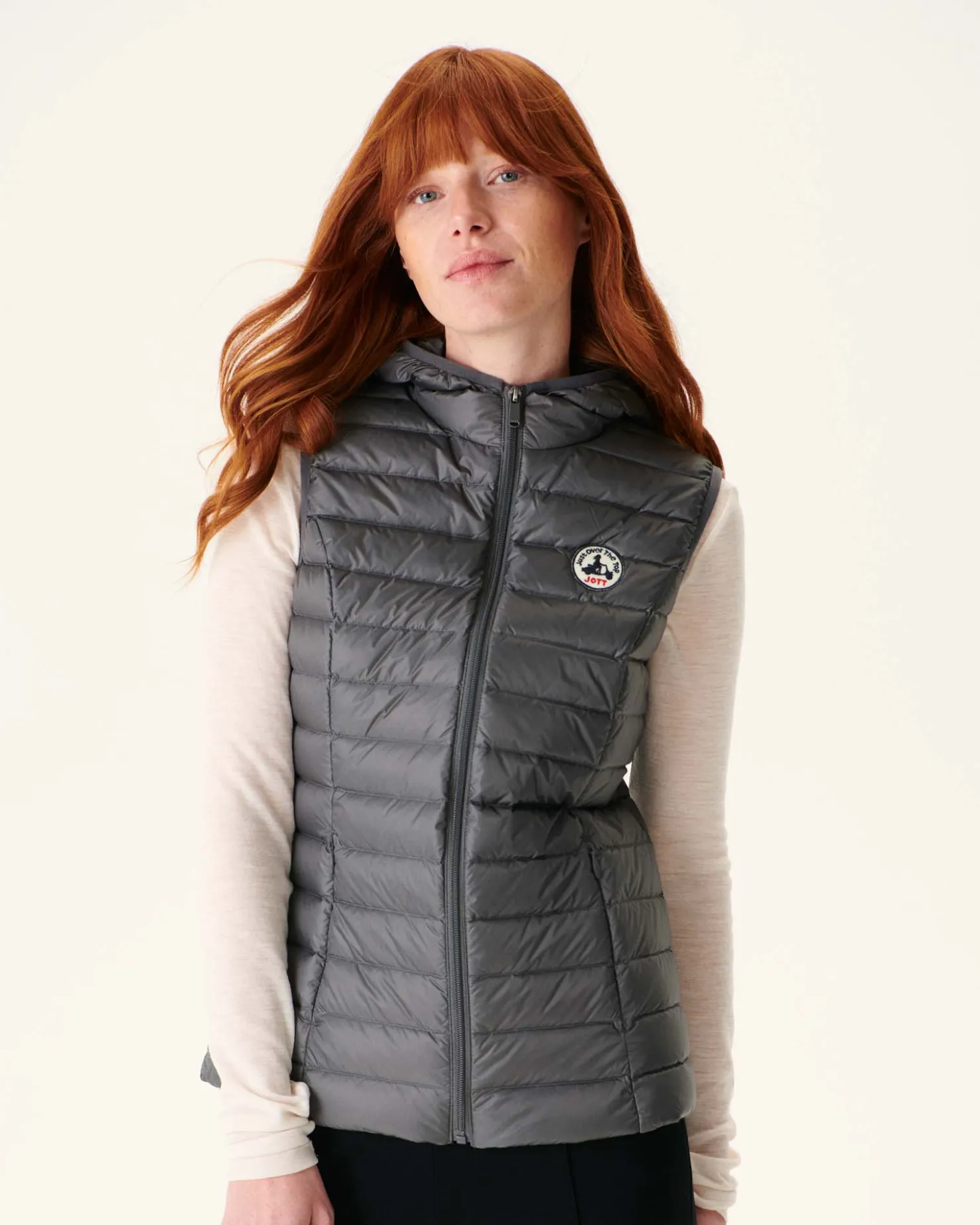 JOTT Anthracite Mali Light Sleeveless Down Jacket 504 Anthracite Hot