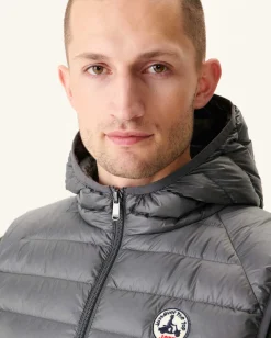 JOTT Anthracite Pat Hooded Sleeveless Down Jacket 504 Anthracite Outlet