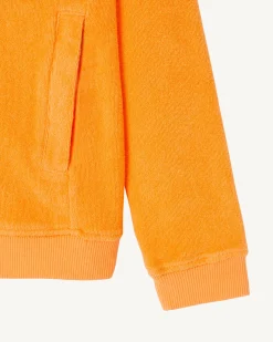 JOTT Apricot Children'S Cotton Terry Zipped Jacket Volta 728 Apricot Store