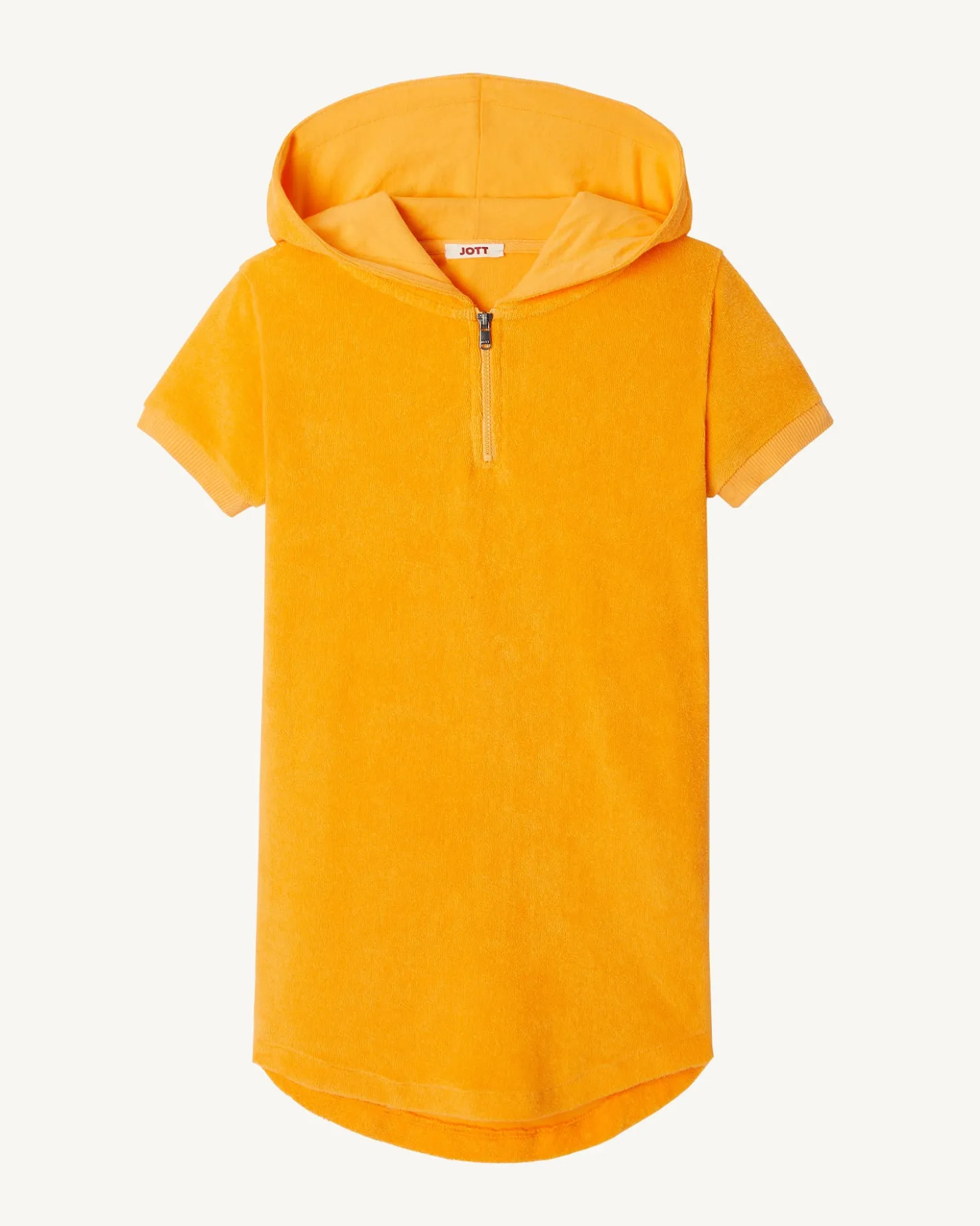 JOTT Apricot Kids Mini Hooded Cotton Terry Dress 728 Apricot Sale