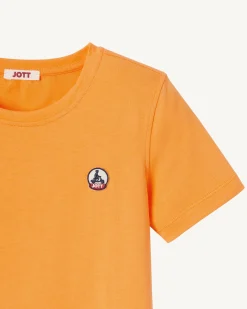 JOTT Apricot Round Neck Cotton T-Shirt For Children Rio 728 Apricot Flash Sale