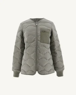 JOTT Army Alexia V-Neck Zipped Jacket 255 Army Cheap