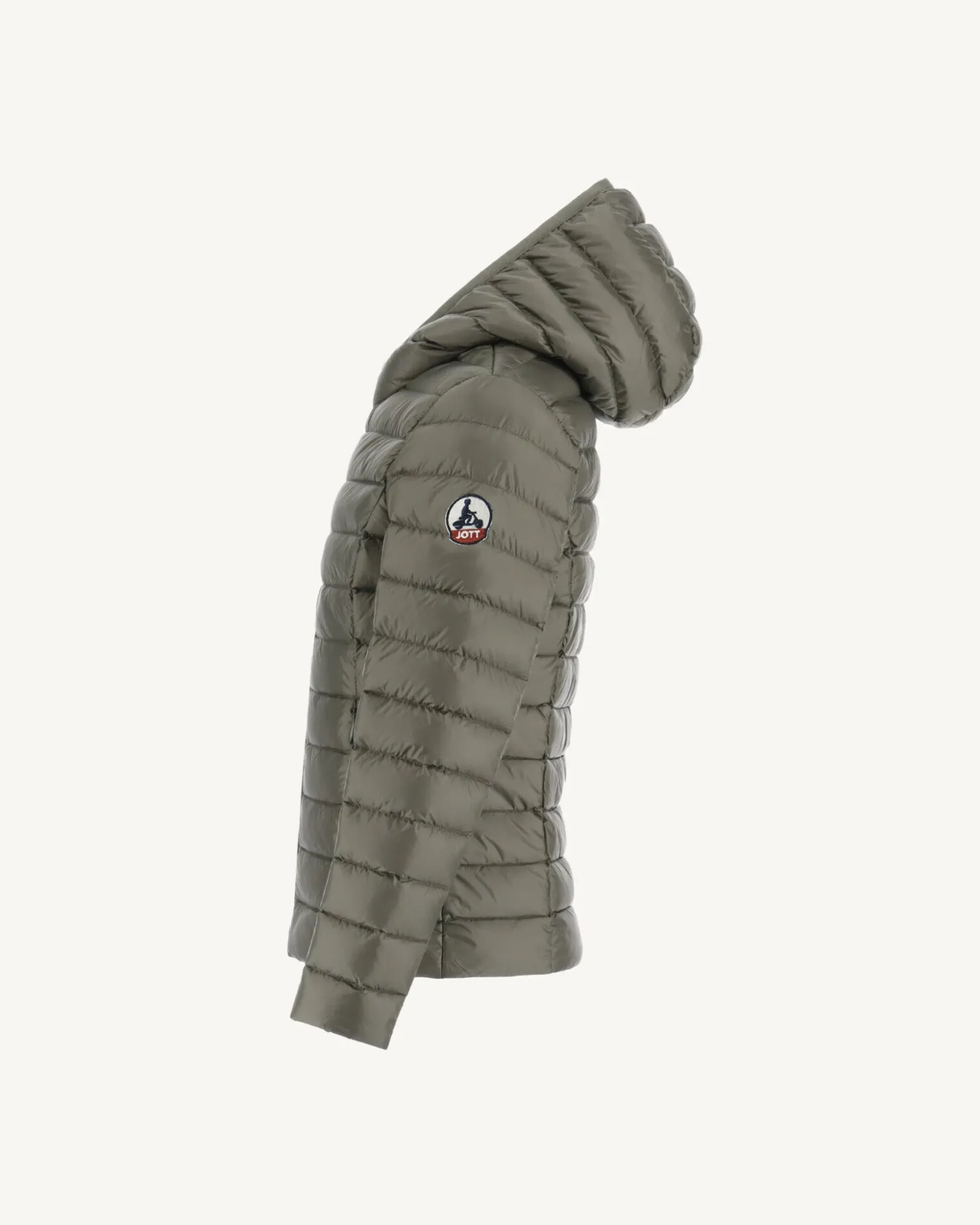 JOTT Army Carla Children'S Lightweight Hooded Down Jacket 255 Army Best