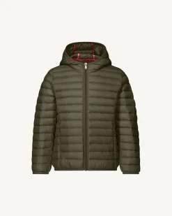 JOTT Army Hugo Children'S Lightweight Hooded Down Jacket 255 Army New