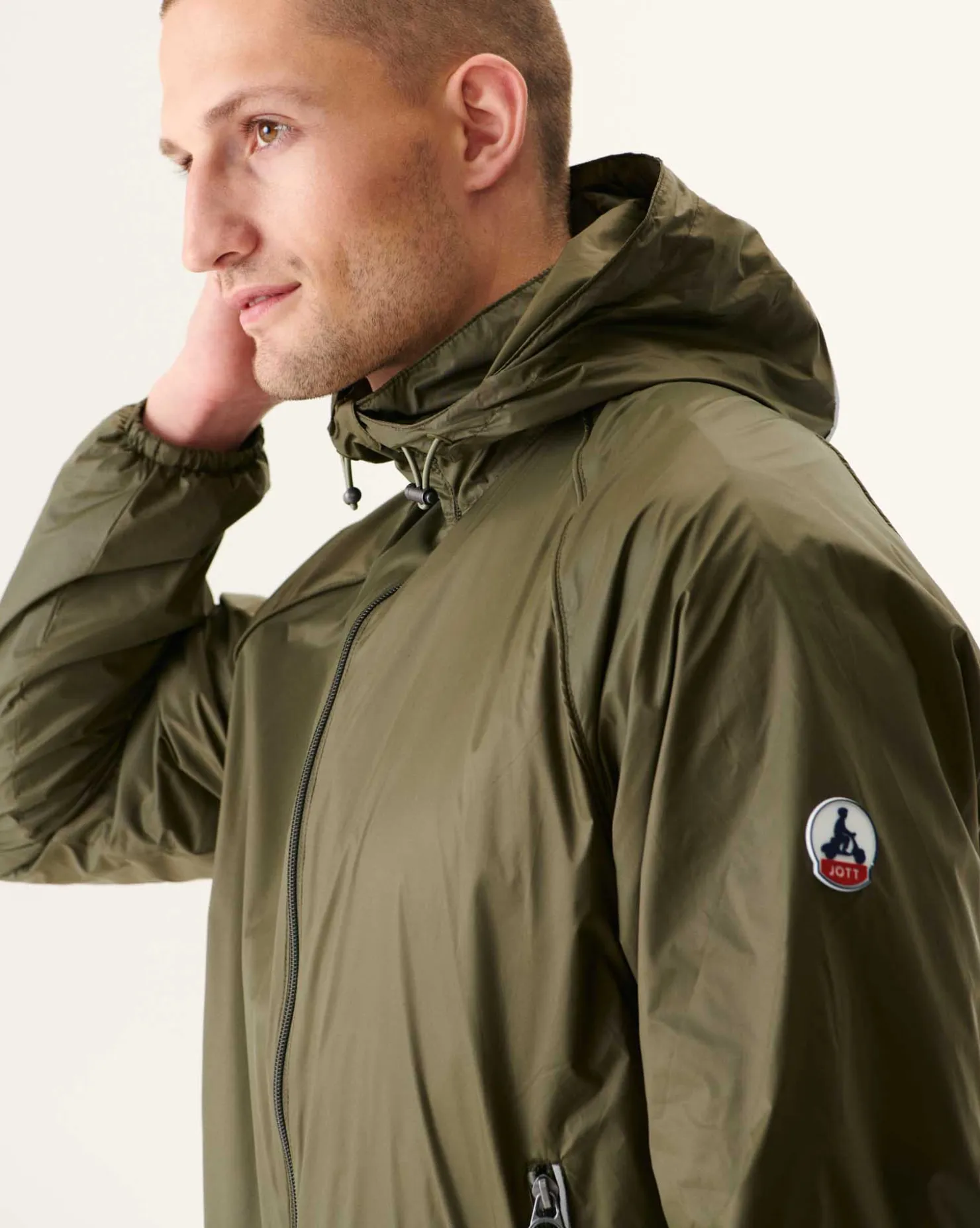 JOTT Army Mistral Hooded Windbreaker 255 Army Fashion
