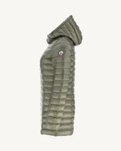 JOTT Army Nour Hooded Puffer Jacket 255 Army Hot