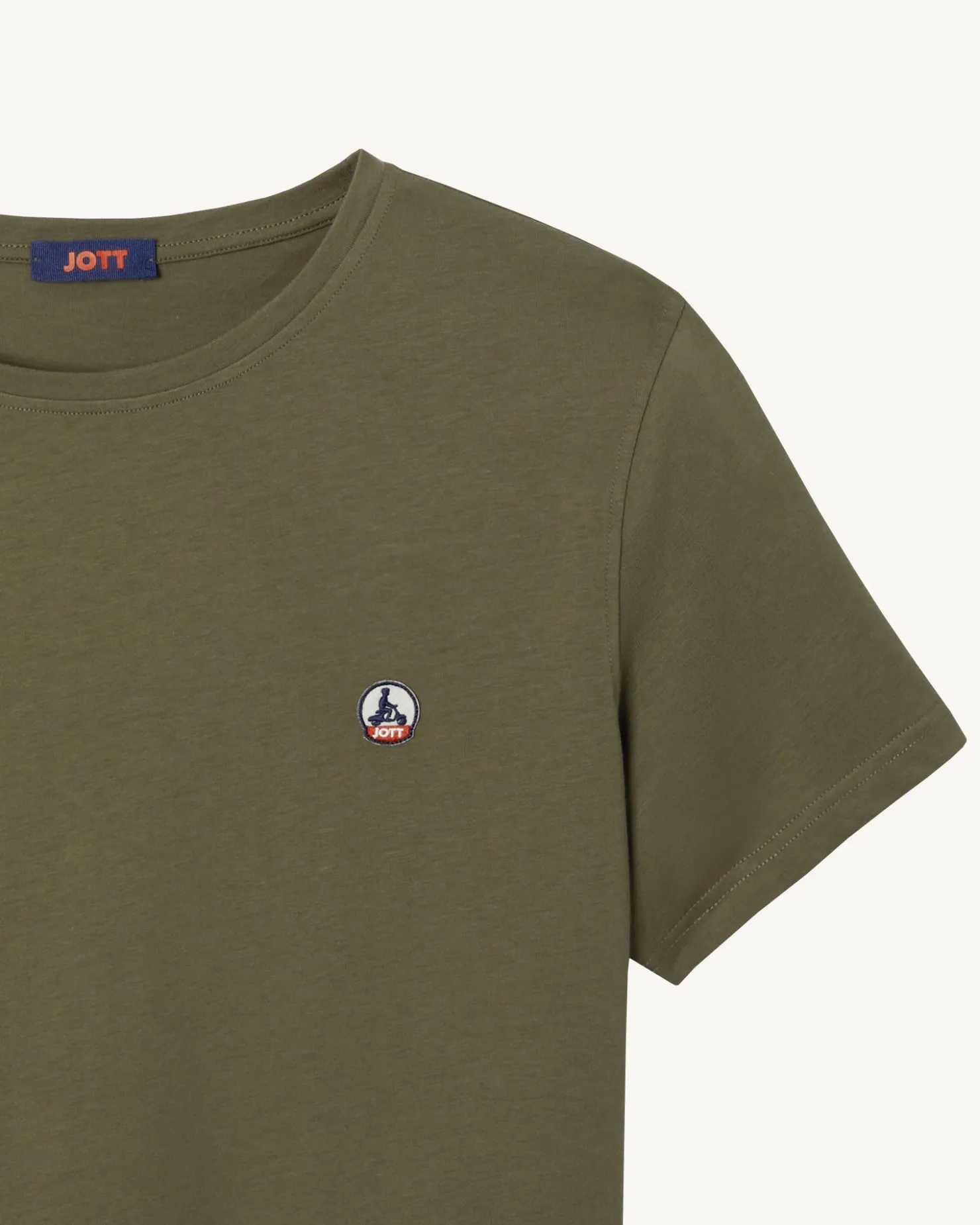 JOTT Army Pietro Organic Cotton T-Shirt 255 Army Cheap