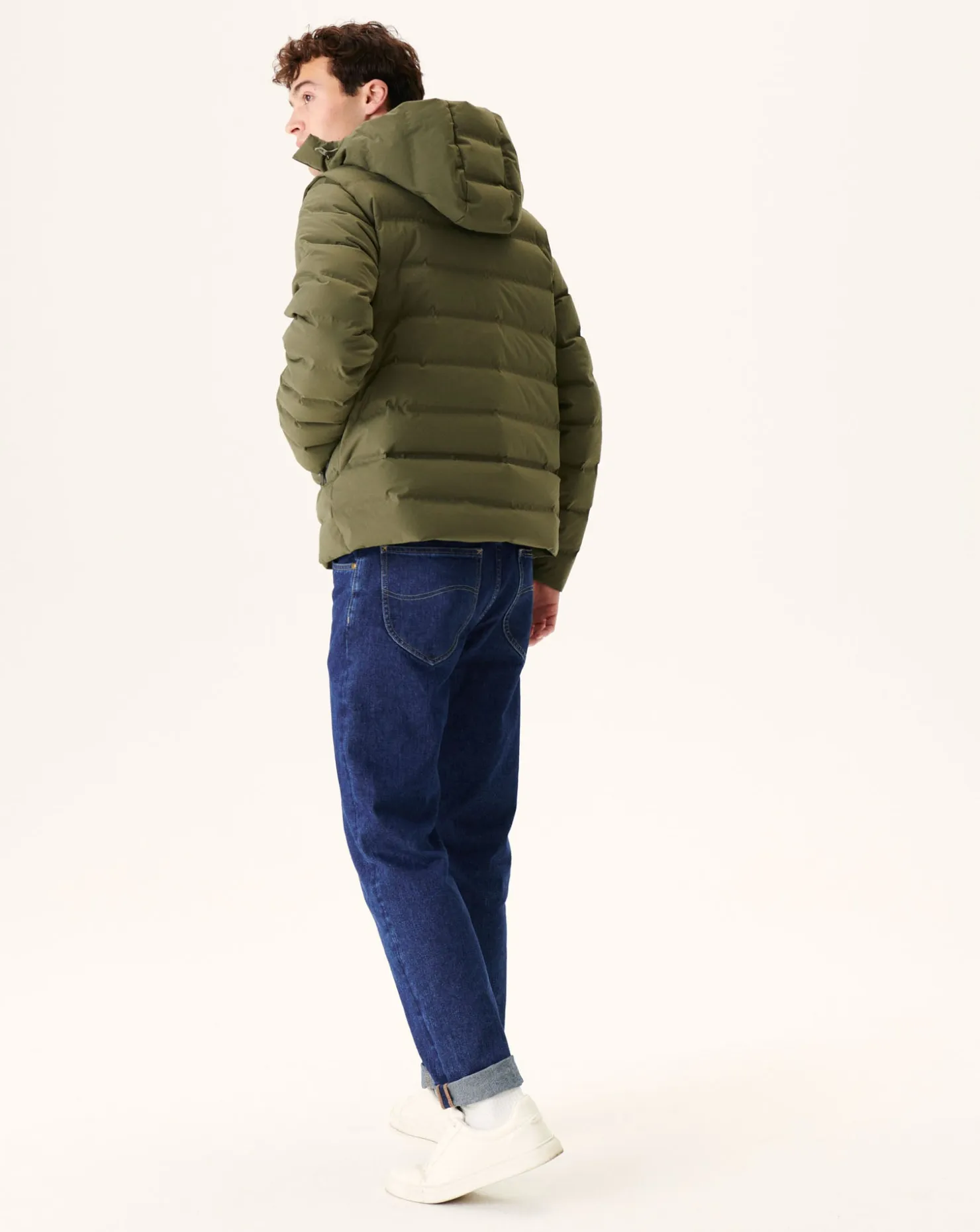 JOTT Army Ulaan 4-In-1 Hooded Puffer Jacket 255 Army New