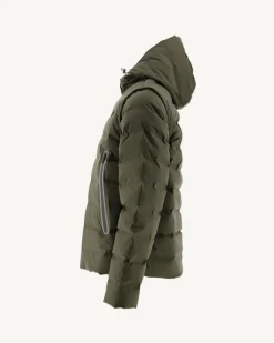 JOTT Army Ulaan 4-In-1 Hooded Puffer Jacket 255 Army New