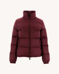 JOTT Aubergine Cardiff Great Cold Quilted Down Jacket 461 Eggplant Outlet