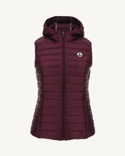 JOTT Aubergine Mali Light Sleeveless Down Jacket 461 Eggplant Hot
