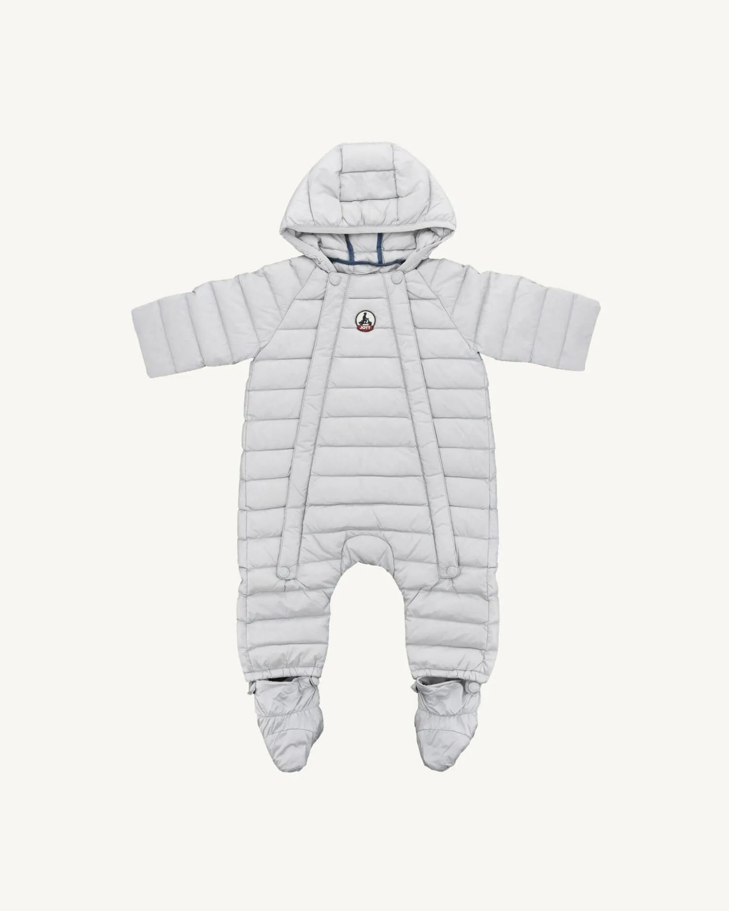 JOTT Baby Romper Light Gray Frog 532 Soft Gray Hot