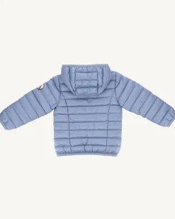 JOTT Baby'S Hooded Down Jacket Camille Faded Blue 182 Faded Blue Cheap