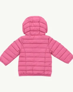 JOTT Baby'S Hooded Down Jacket Intense Pink Camille 457 Wild Pink Discount