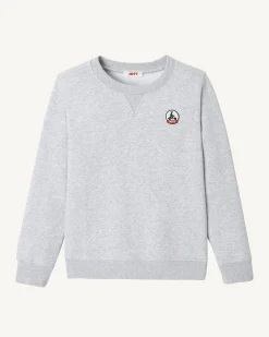 JOTT Barcelos Children'S Heather Gray Organic Cotton Sweatshirt 514 Heather Gray Store