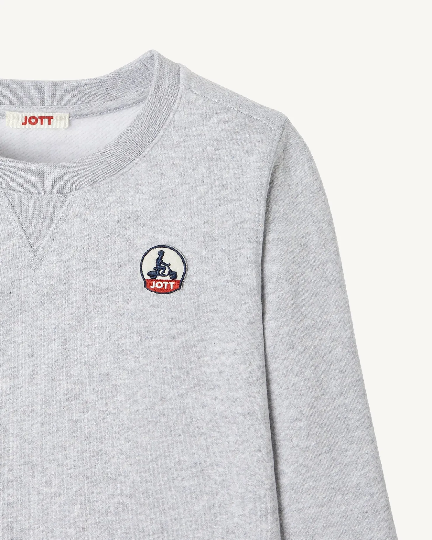 JOTT Barcelos Children'S Heather Gray Organic Cotton Sweatshirt 514 Heather Gray Store