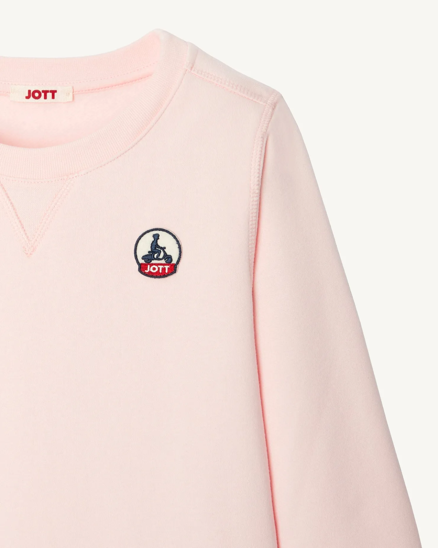 JOTT Barcelos Kid'S Light Pink Organic Cotton Sweatshirt 463 Soft Pink Store