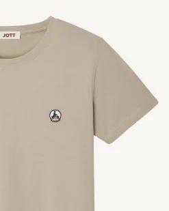 JOTT Beige Rosas Round Neck T-Shirt 804 Beige Discount