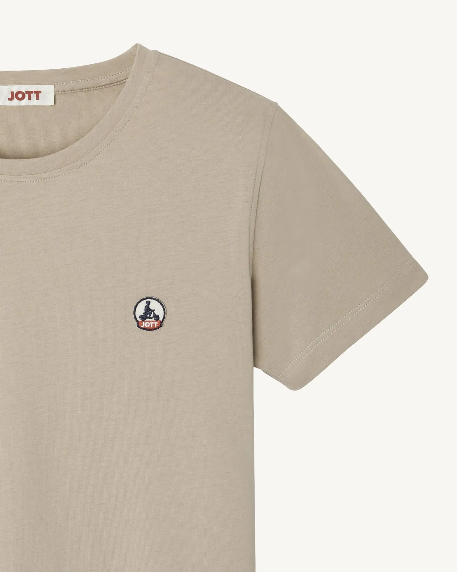 JOTT Beige Rosas Round Neck T-Shirt 804 Beige Discount