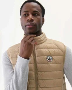 JOTT Beige Tom Sleeveless Padded Jacket 804 Beige Cheap