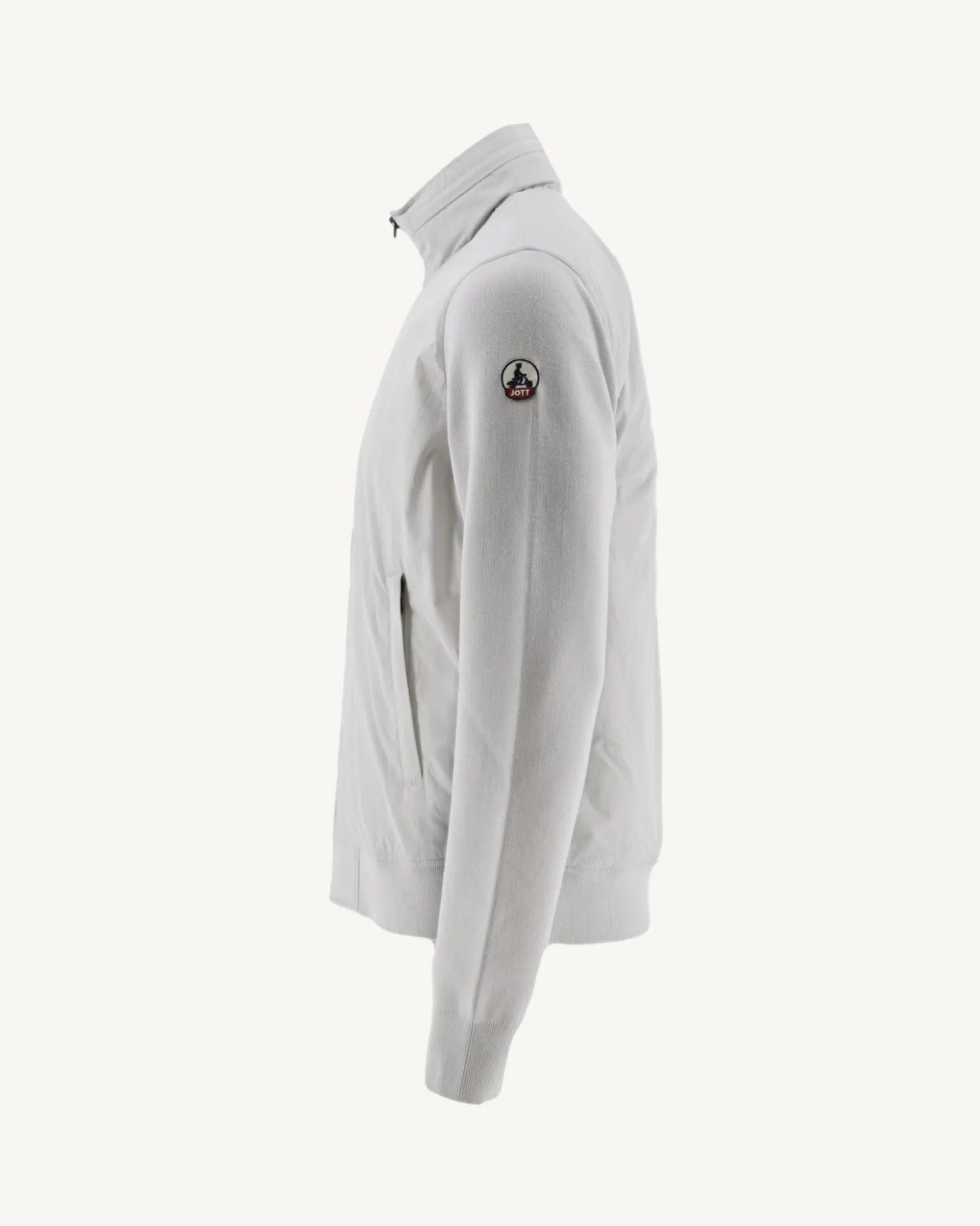 JOTT Bi-Material Hooded Jacket Light Gray Bardenas 532 Soft Gray Cheap