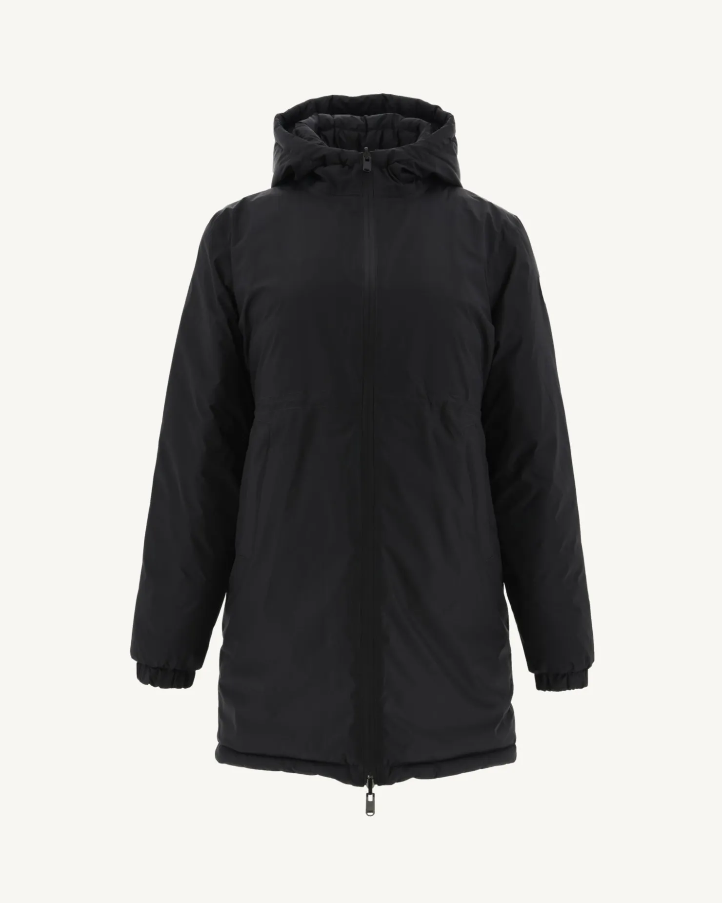JOTT Black Roma Reversible Long Down Jacket 999 Noir Store