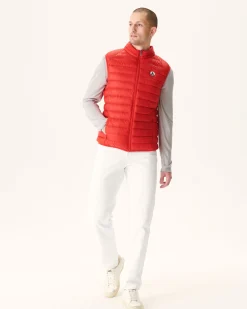 JOTT Bright Red Sleeveless Down Jacket Tom 318 Fire Red Outlet