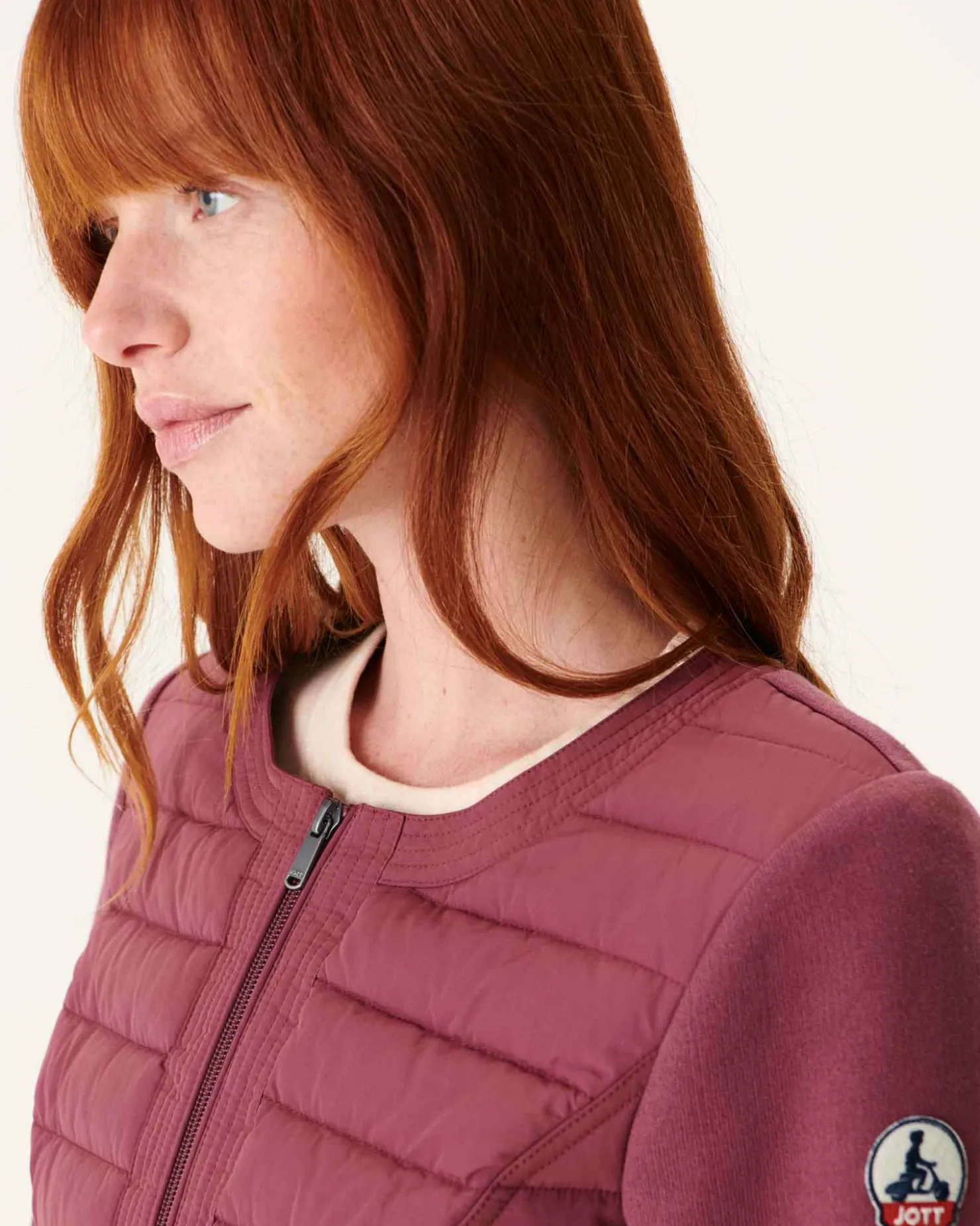 JOTT Burgundy Almeria Lightweight Down Jacket 330 Burgundy Outlet