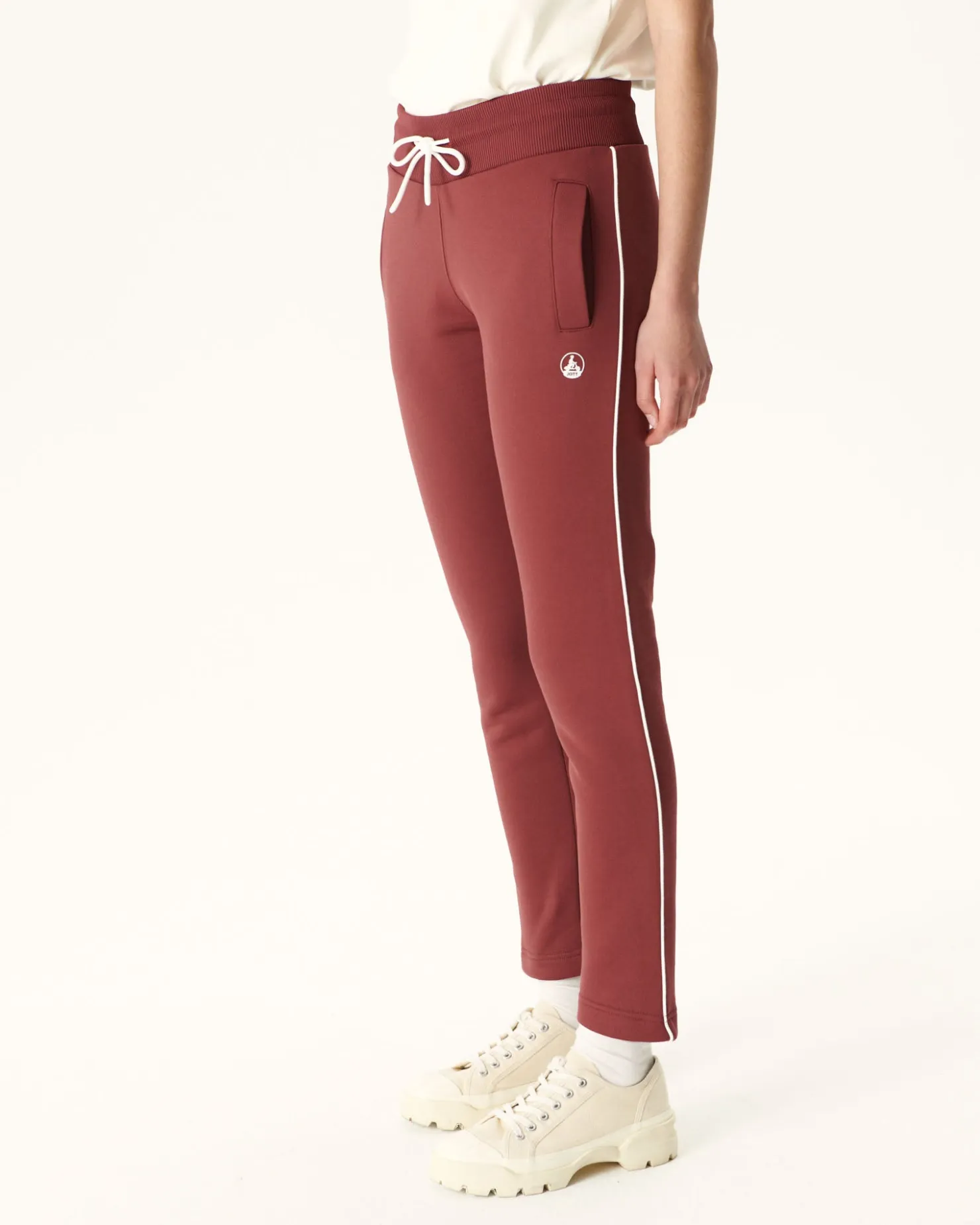 JOTT Burgundy Technical Jersey Joggers Ingrina 330 Burgundy Hot