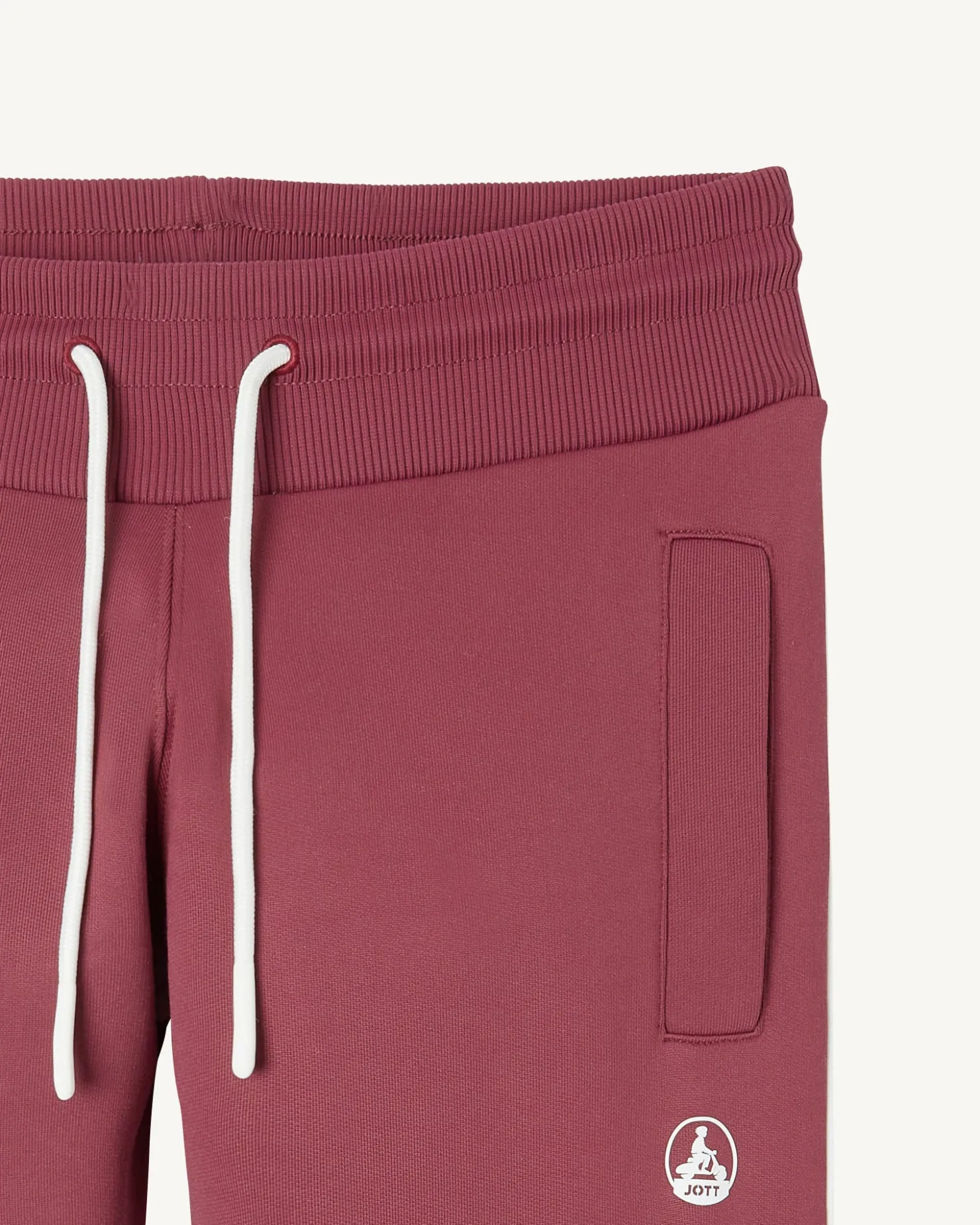 JOTT Burgundy Technical Jersey Joggers Ingrina 330 Burgundy Hot