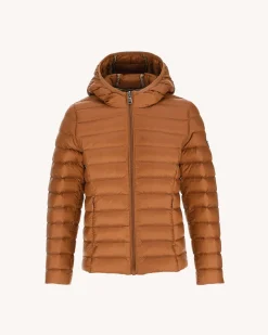 JOTT Caramel Carla Children'S Lightweight Hooded Down Jacket 811 Caramel Best Sale