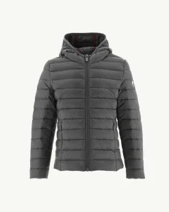 JOTT Children'S Anthracite Carla Lightweight Hooded Down Jacket 504 Anthracite Cheap