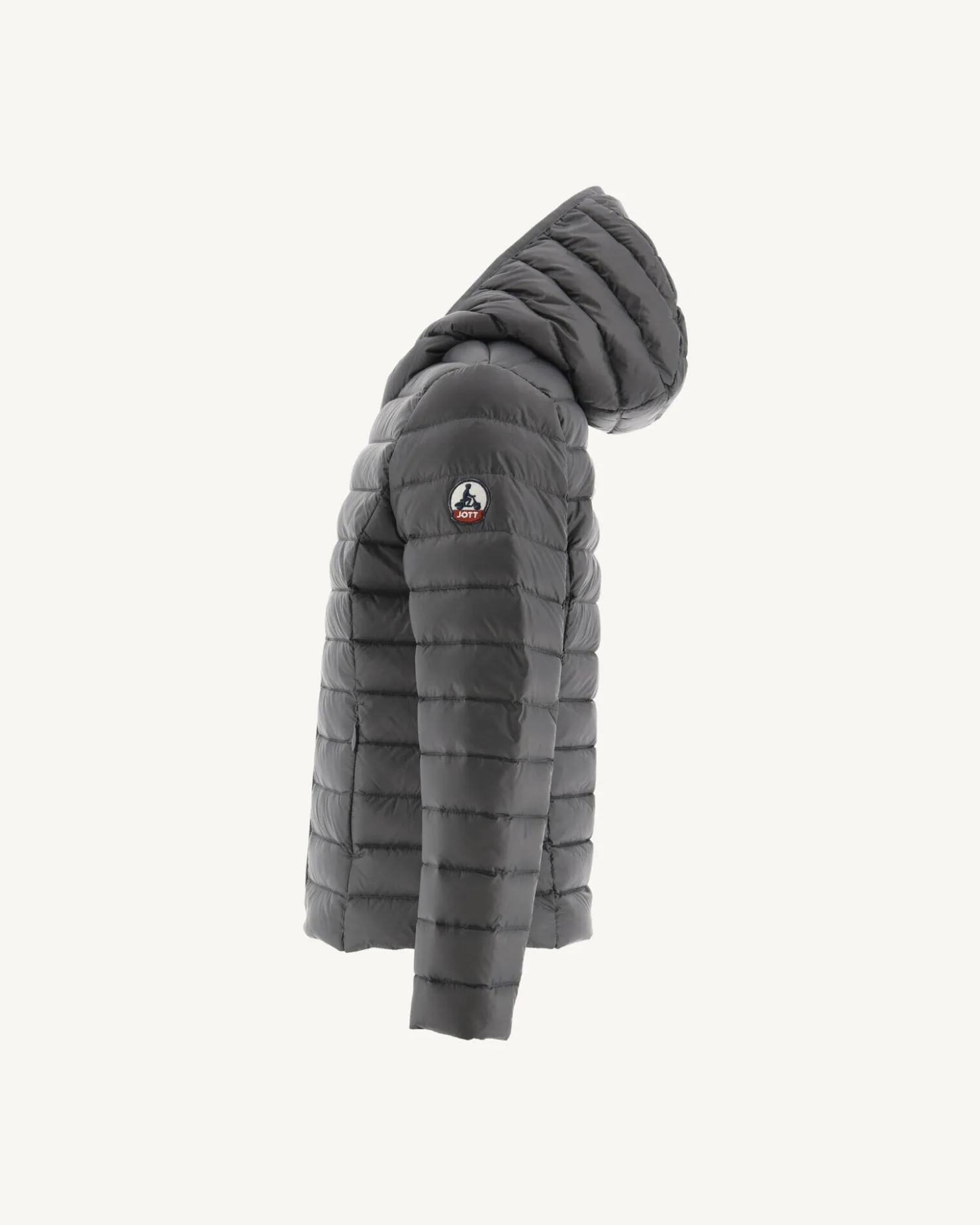 JOTT Children'S Anthracite Carla Lightweight Hooded Down Jacket 504 Anthracite Cheap
