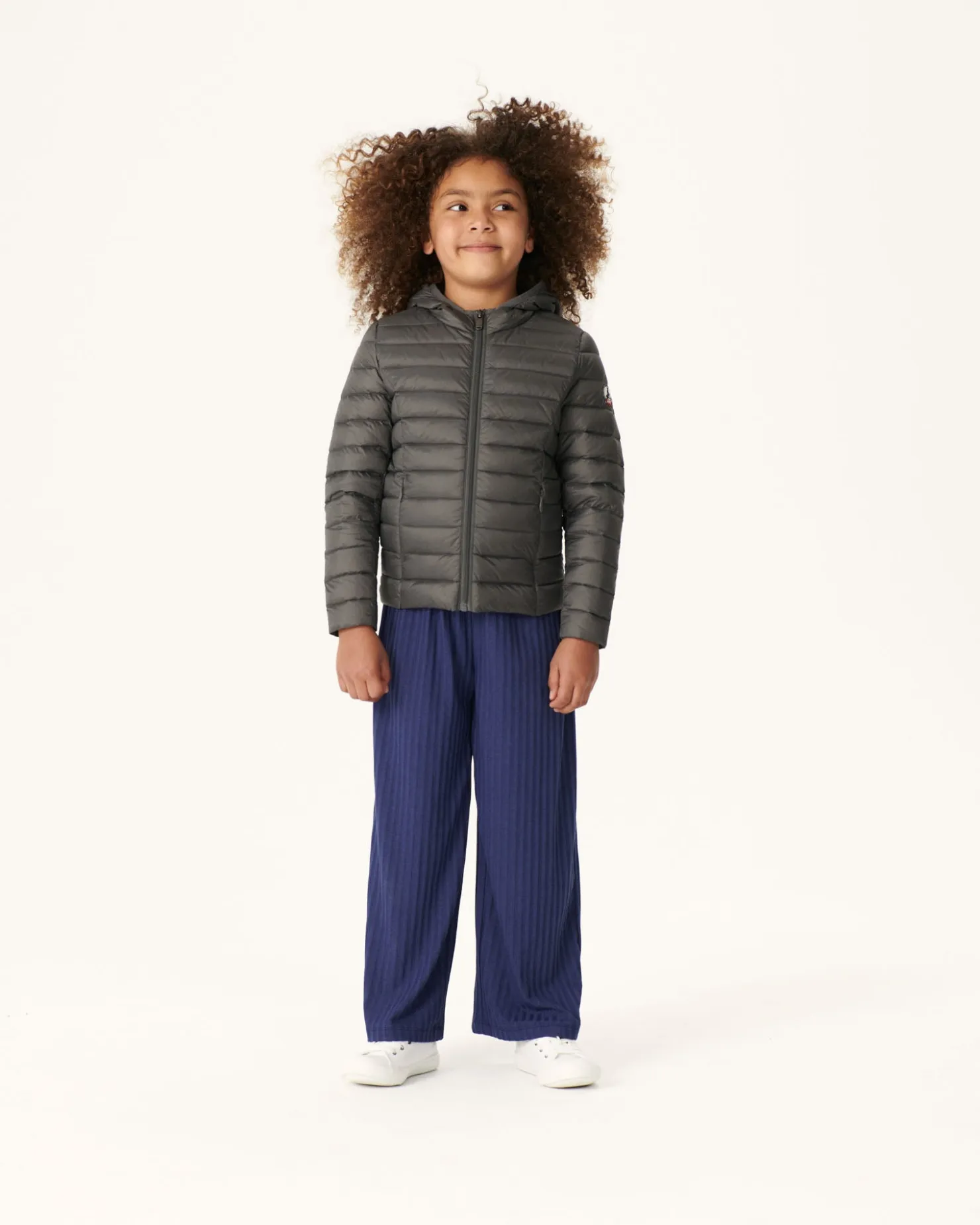 JOTT Children'S Anthracite Carla Lightweight Hooded Down Jacket 504 Anthracite Cheap