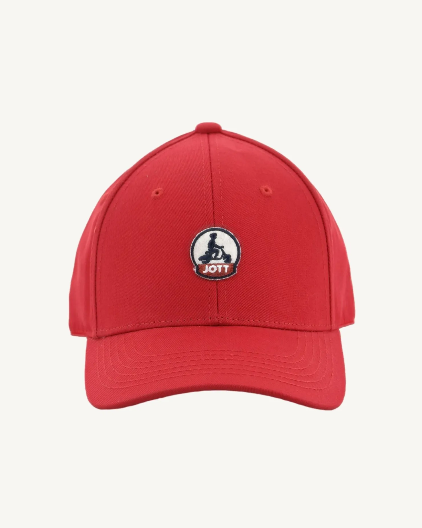 JOTT Children'S Bright Red Cap Set 319 Fire Red New