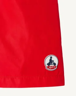 JOTT Children'S Bright Red Swim Shorts Cassis 318 Fire Red Sale