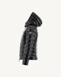 JOTT Children'S Grand Froid Black Opal Lacquered Hooded Down Jacket 999 Black Discount