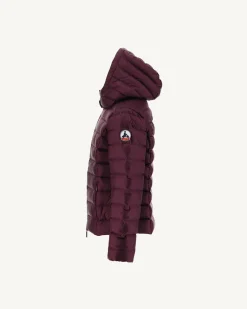 JOTT Children'S Hooded Down Jacket Grand Cold Aubergine Opale 461 Eggplant Online
