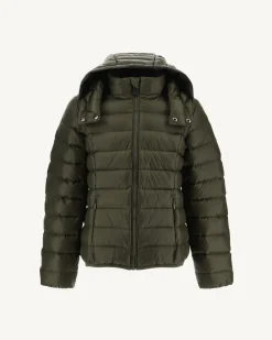 JOTT Children'S Hooded Down Jacket Grand Cold Army Gold 255 Army New