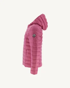 JOTT Children'S Light Hooded Down Jacket Intense Pink Carla 457 Wild Pink Cheap