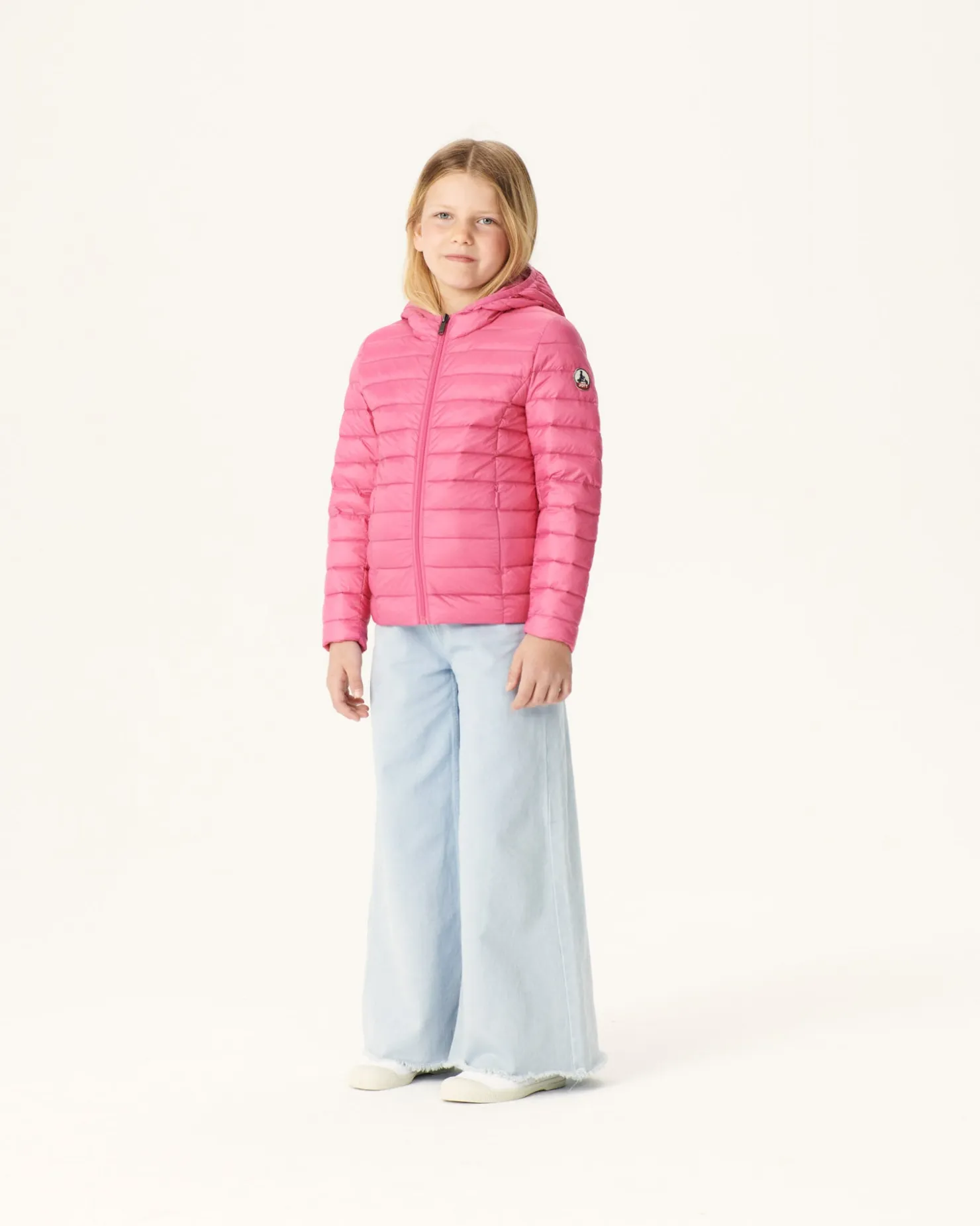 JOTT Children'S Light Hooded Down Jacket Intense Pink Carla 457 Wild Pink Cheap