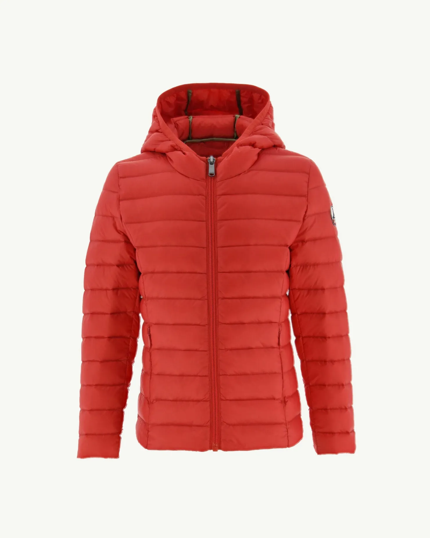 JOTT Children'S Light Hooded Down Jacket Bright Red Carla 318 Fire Red Cheap