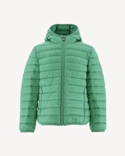 JOTT Children'S Lightweight Hooded Puffer Jacket Green Hugo 243 Poppy Green Fashion