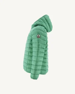 JOTT Children'S Lightweight Hooded Puffer Jacket Green Hugo 243 Poppy Green Fashion
