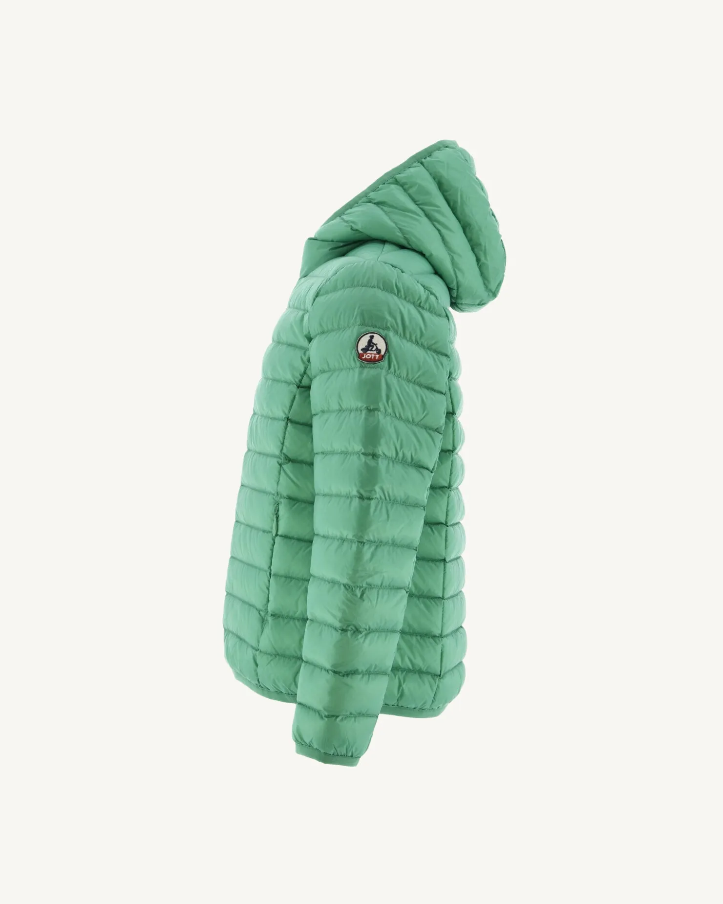 JOTT Children'S Lightweight Hooded Puffer Jacket Green Hugo 243 Poppy Green Fashion