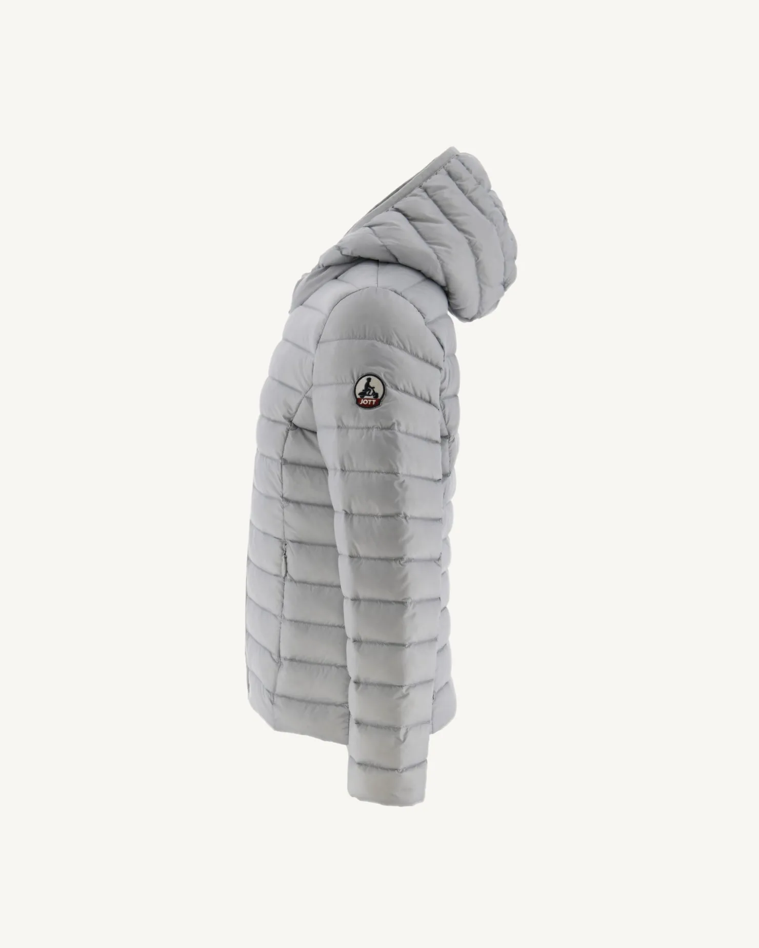 JOTT Children'S Lightweight Hooded Down Jacket Light Gray Carla 532 Soft Gray Store
