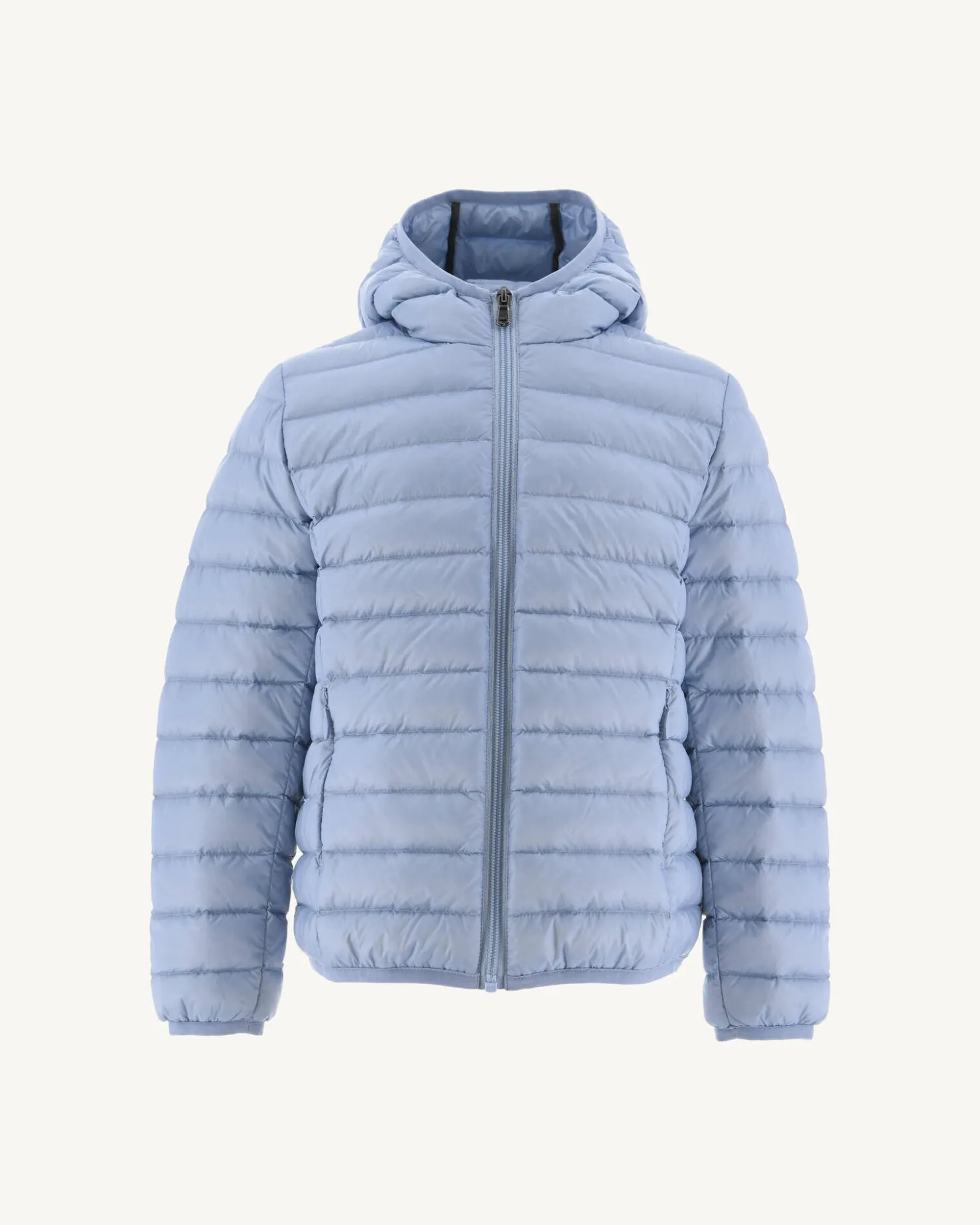 JOTT Children'S Lightweight Hooded Down Jacket Light Blue Hugo 180 Soft Blue New
