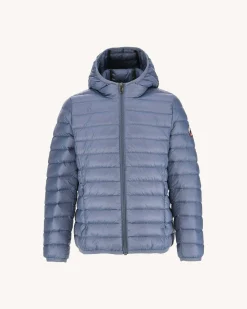 JOTT Children'S Lightweight Hooded Down Jacket Washed Blue Hugo 182 Faded Blue Flash Sale
